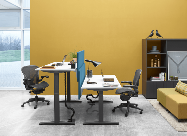 Ratio Sit-to-stand table by Herman Miller