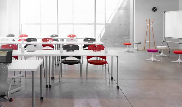 Caper Stacking Chairs by Herman Miller