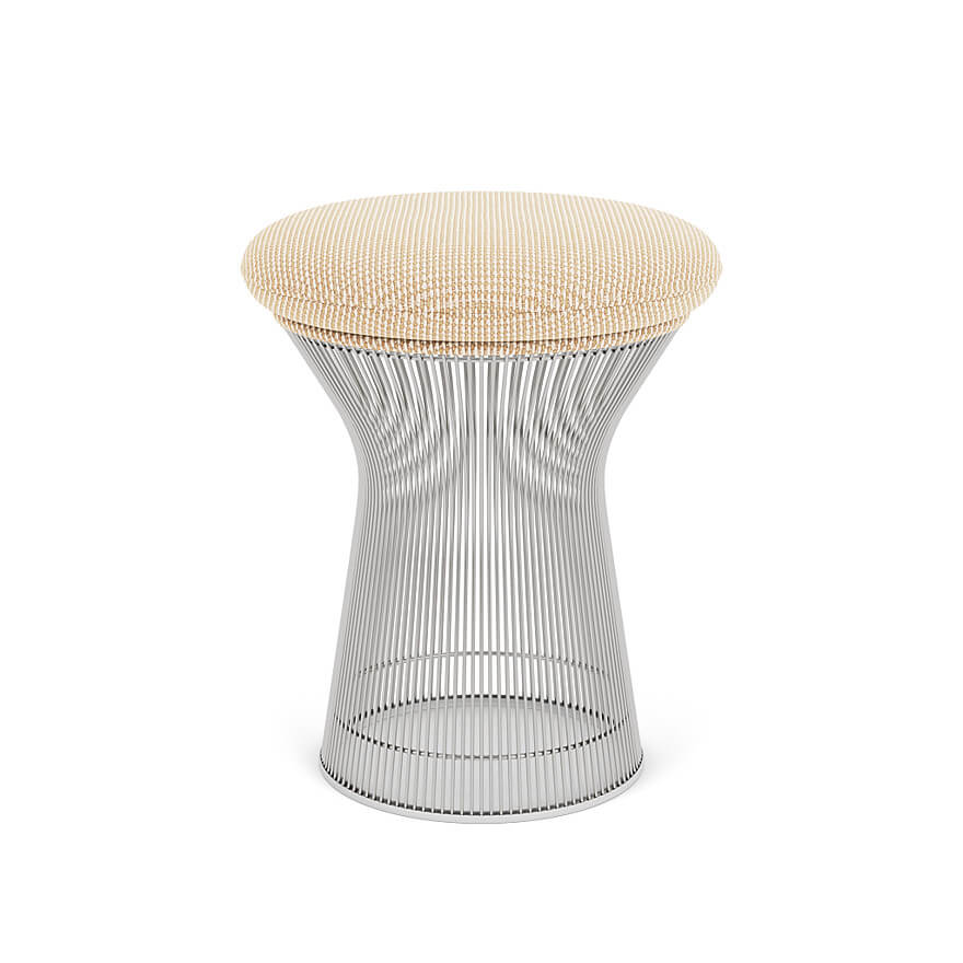 Platner stool creme top