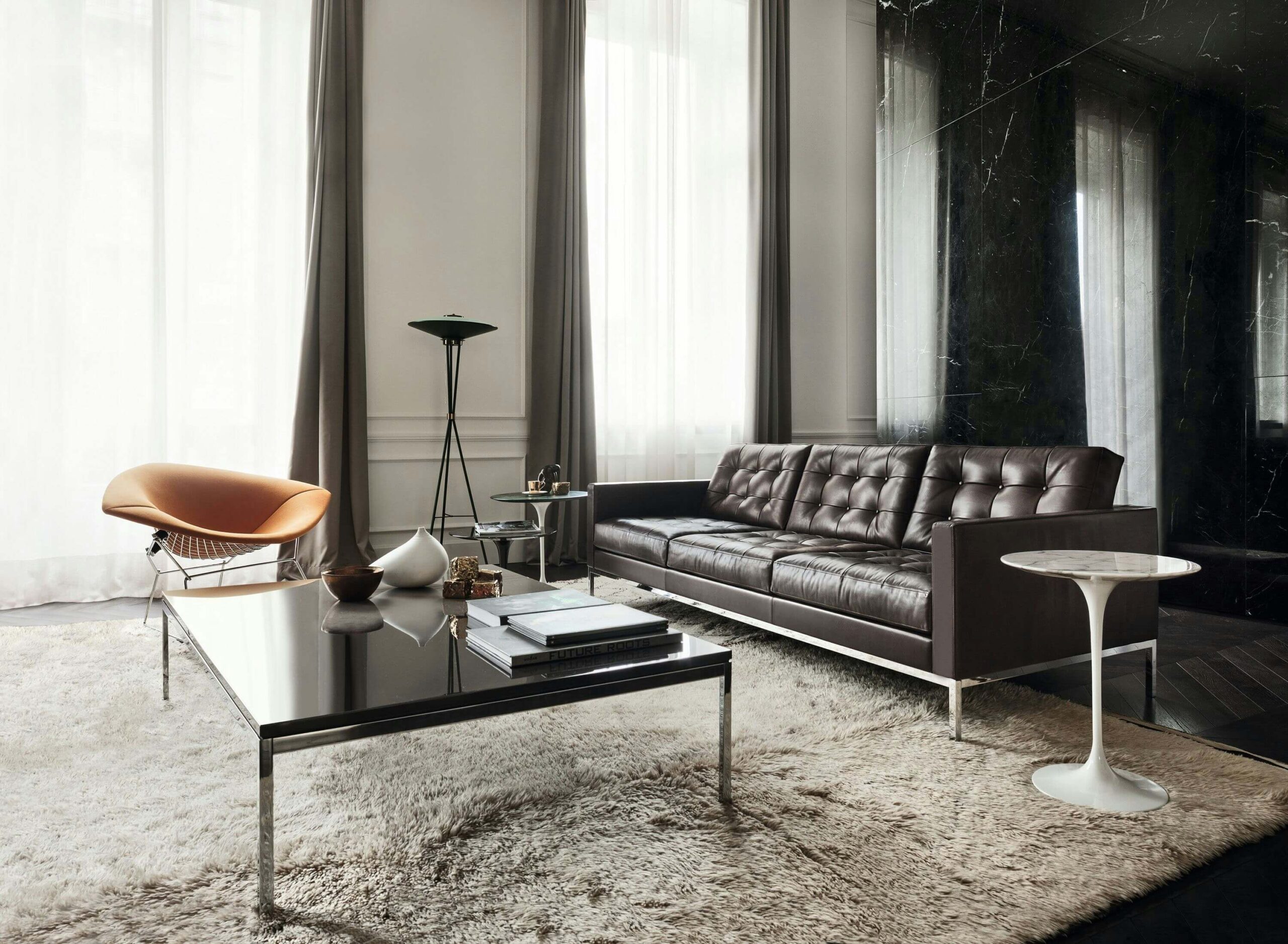 florence knoll Coffe & Side Table at a living room