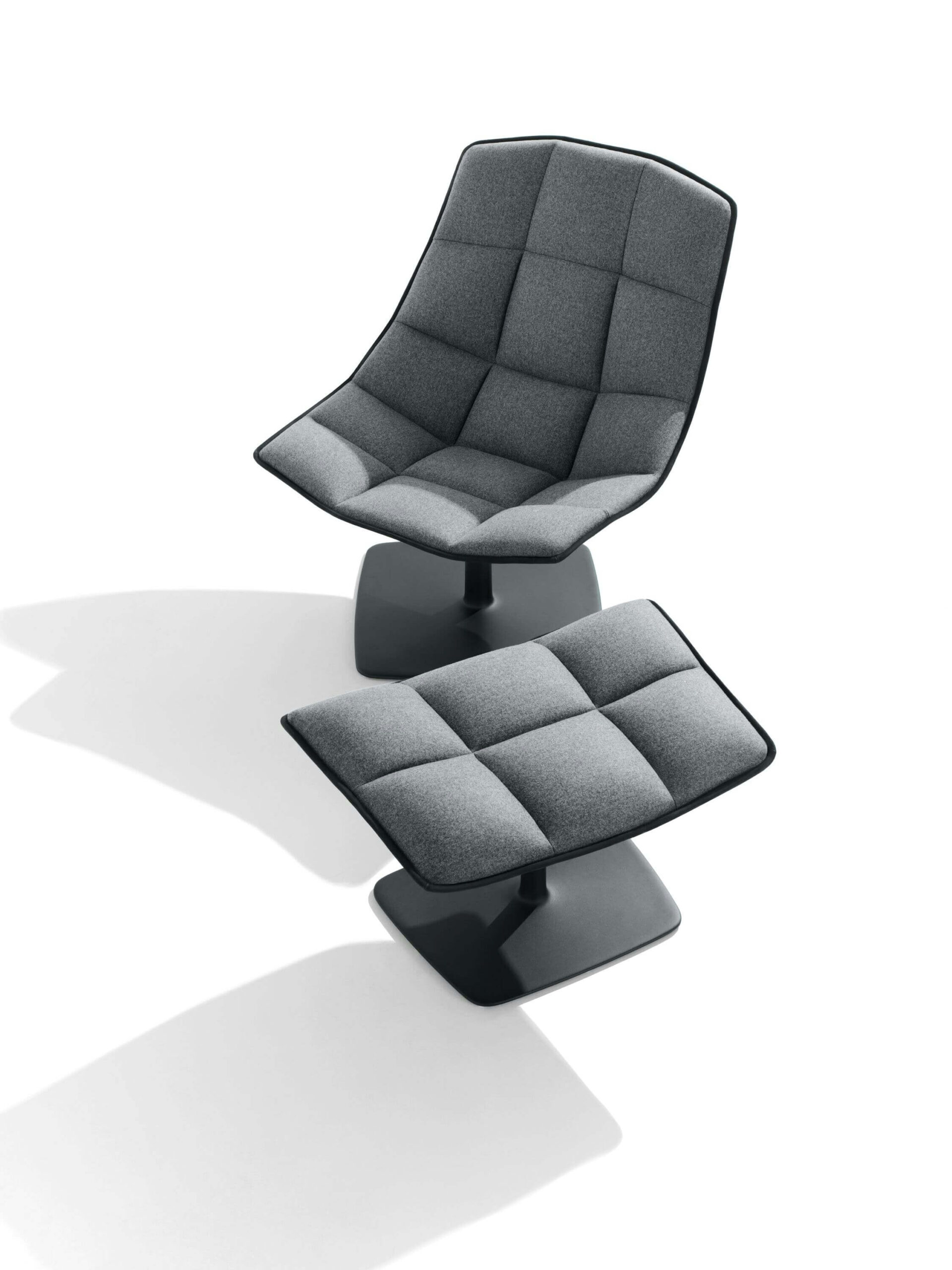 Jehs Laub Lounge Chair in grey