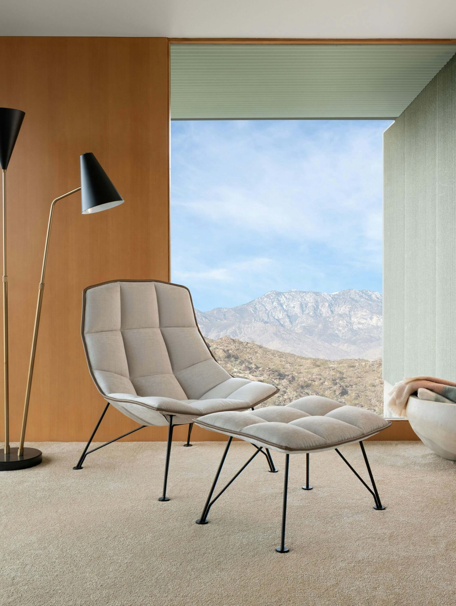 Jehs Laub Lounge Chair in a modern house