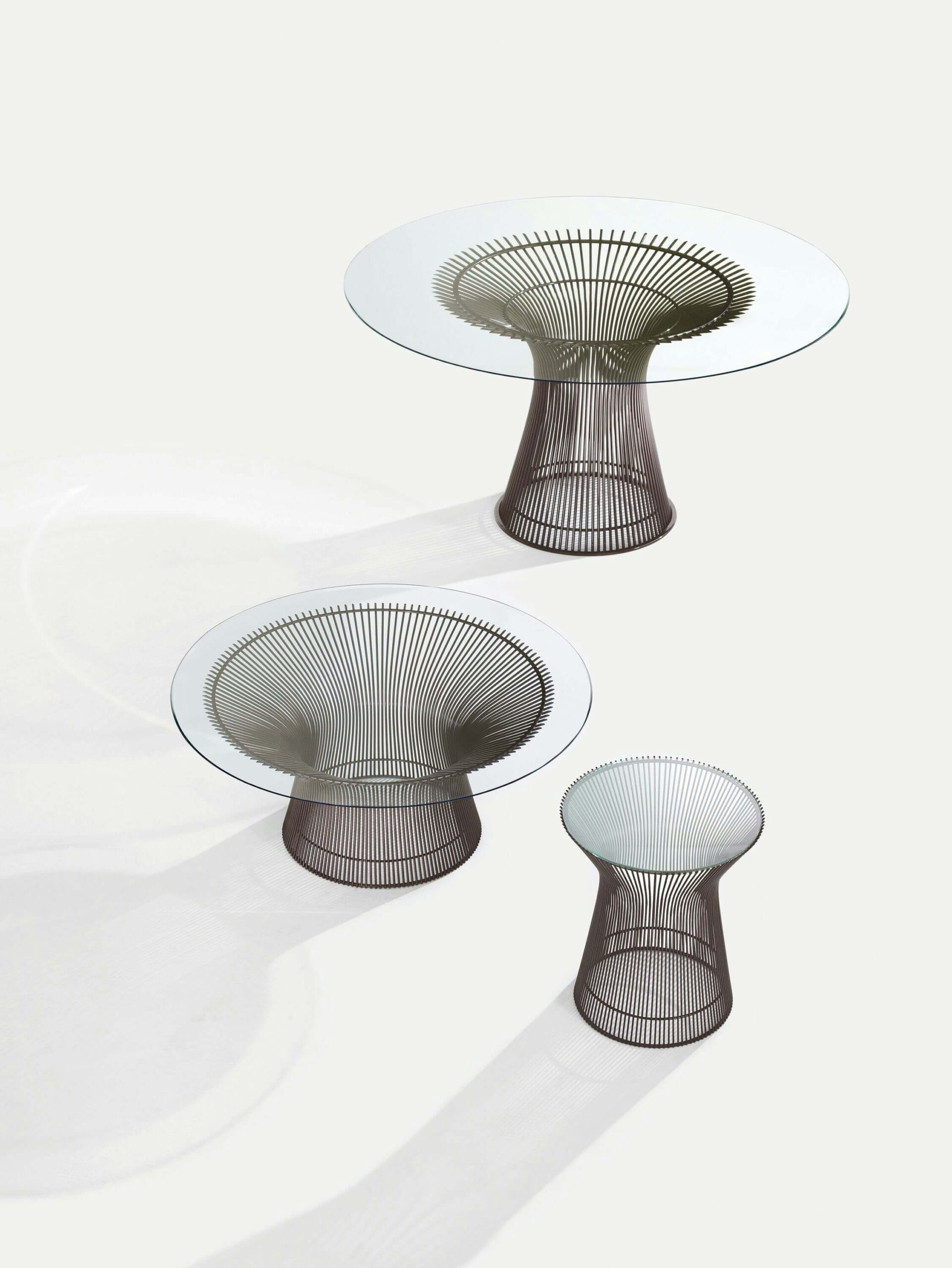 platner dining table three sizes