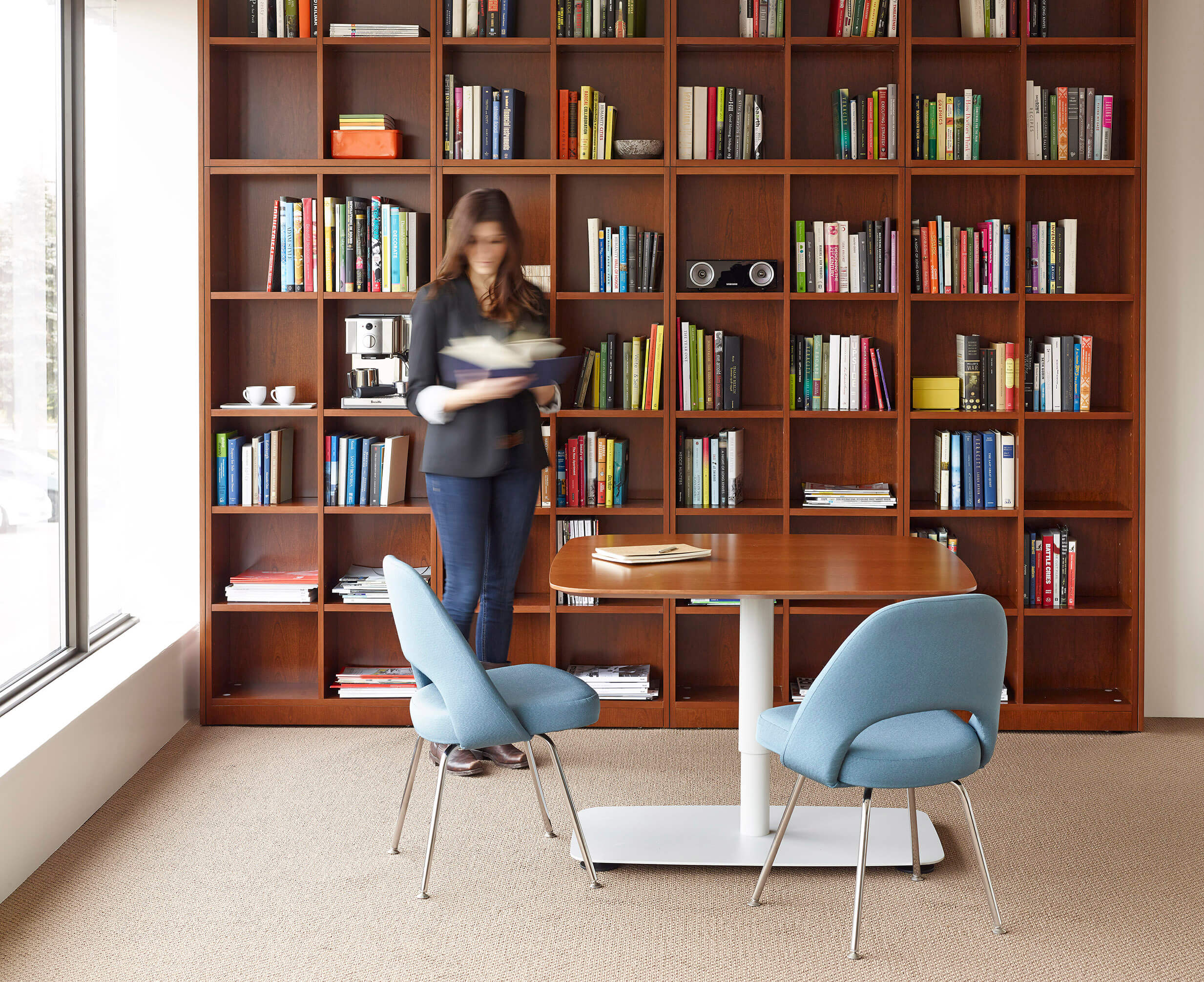 Saarinen Executive Chair No Arms at a library