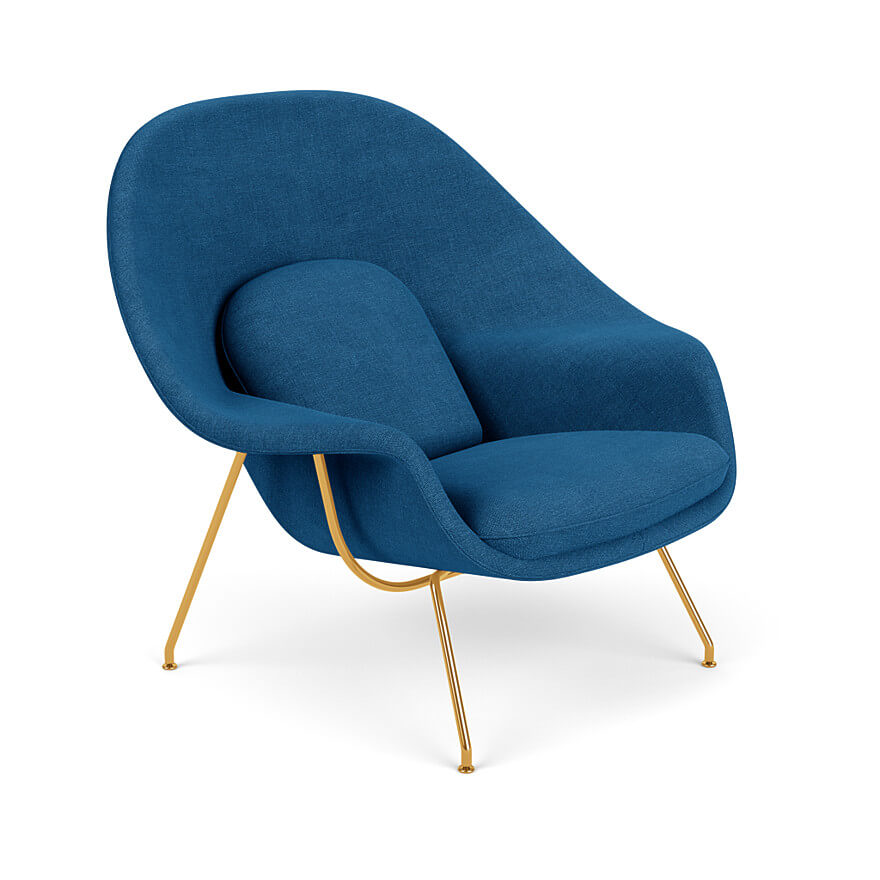Womb Chair front in a white background
