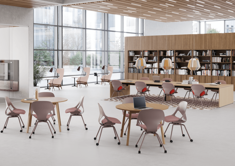 zeph side chair at a library
