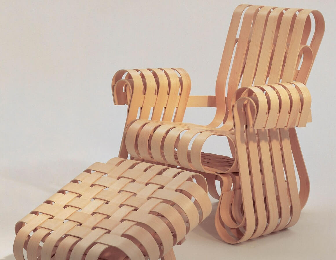 power play chair and ottoman close up