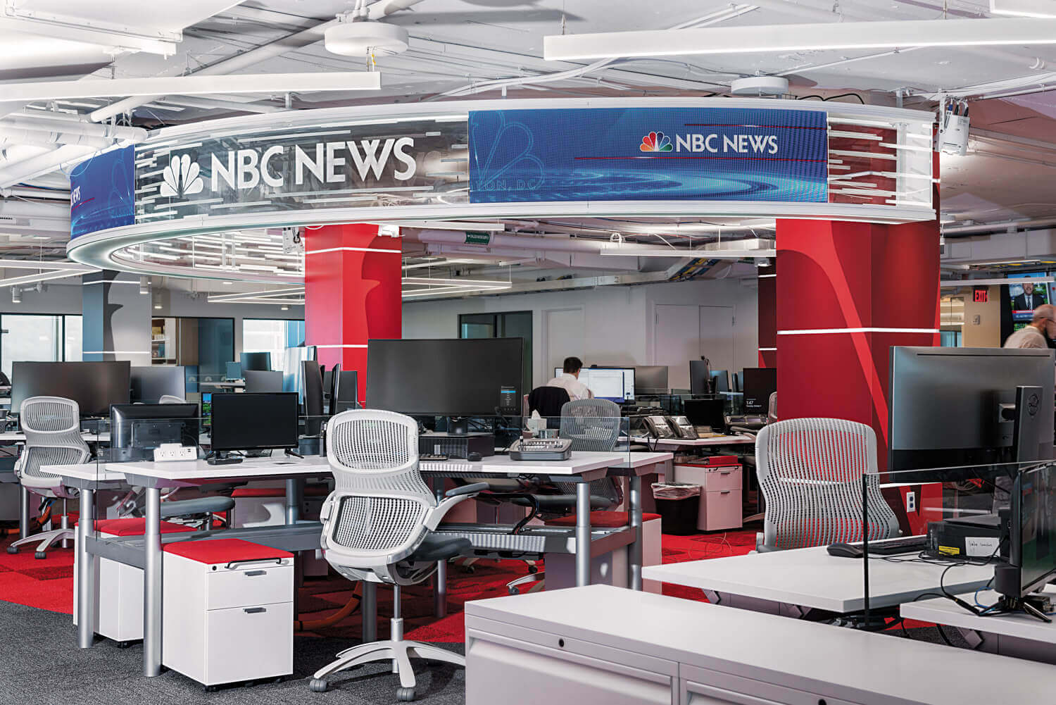 Antenna Telescope Workstations featured a the NBC News workplace
