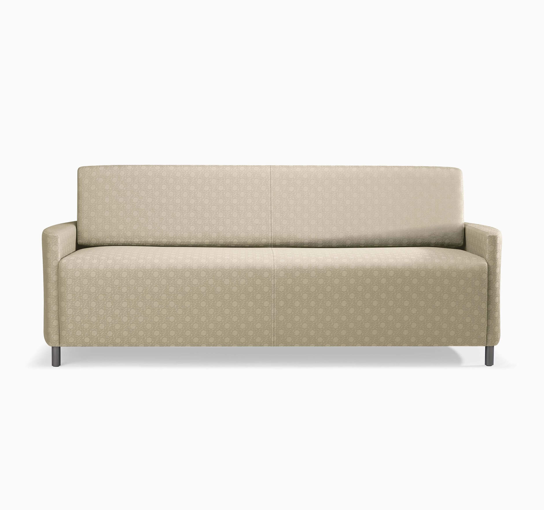 Pamona Flop Medical Sofa Bed in caqui colour in a white room