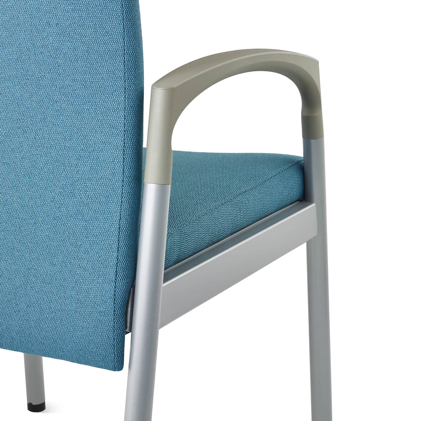 a side detail of a Valor Multiple Patient Seating arm