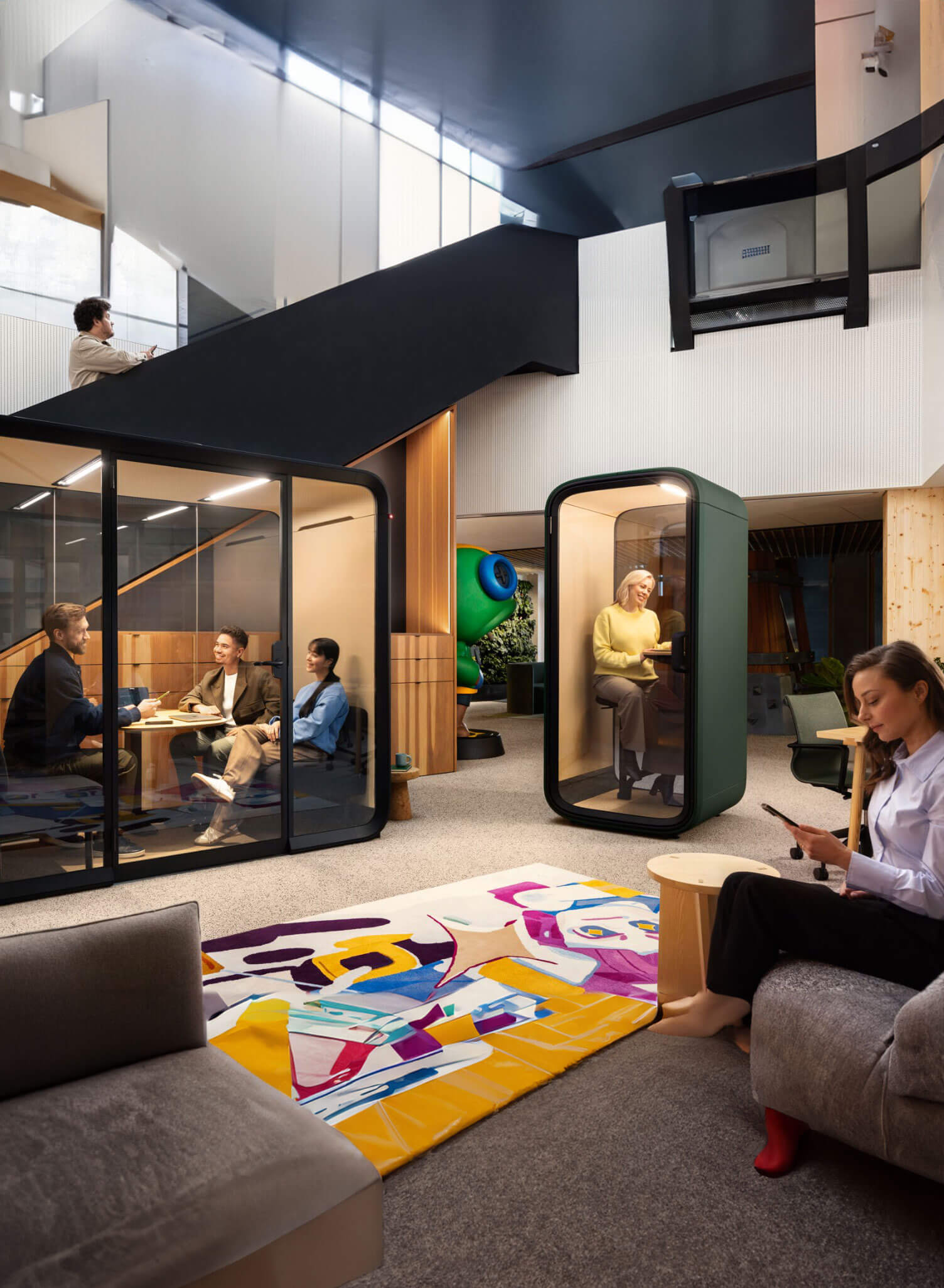 the most sustainable pods with people inside