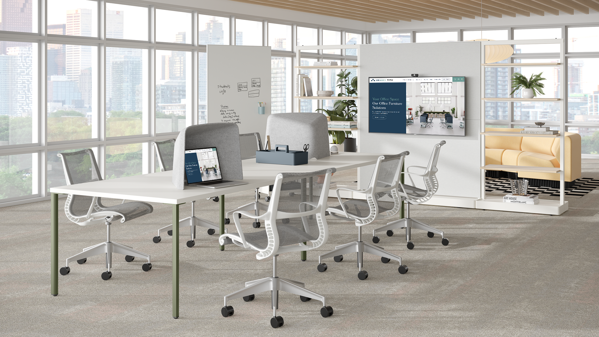 workspace featuring a modern layout office design in sydeny nsw