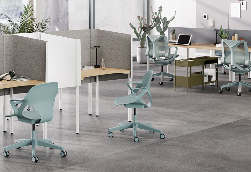 antimicrobial coated furniture in an office in sydney